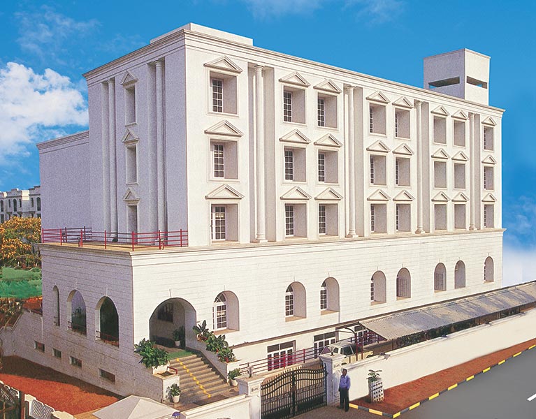 Front view of campus at Sri Prakash Vidyaniketan | top CBSE residential school in Visakhapatnam